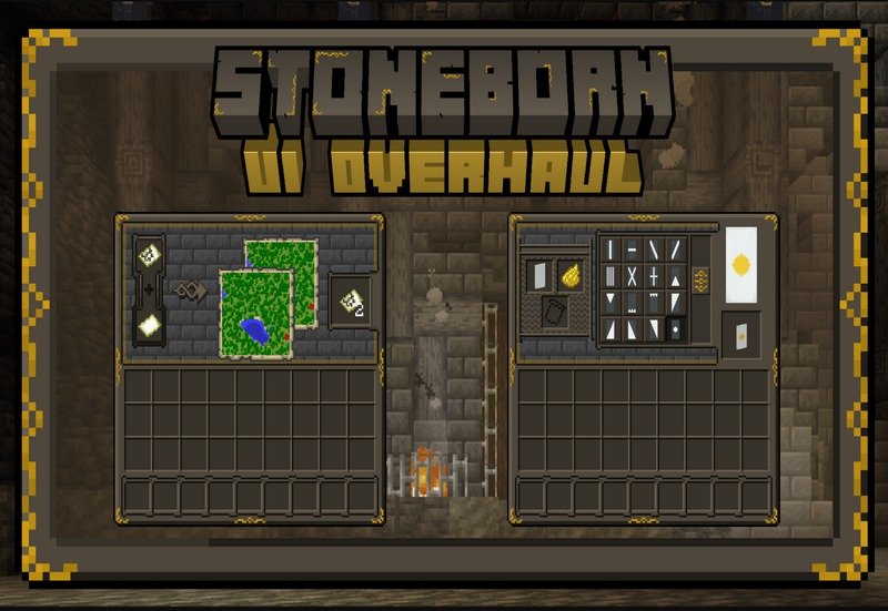 STONEBORN - Dwarven-Fantasy Inspired UI Overhaul Texture Pack (3)