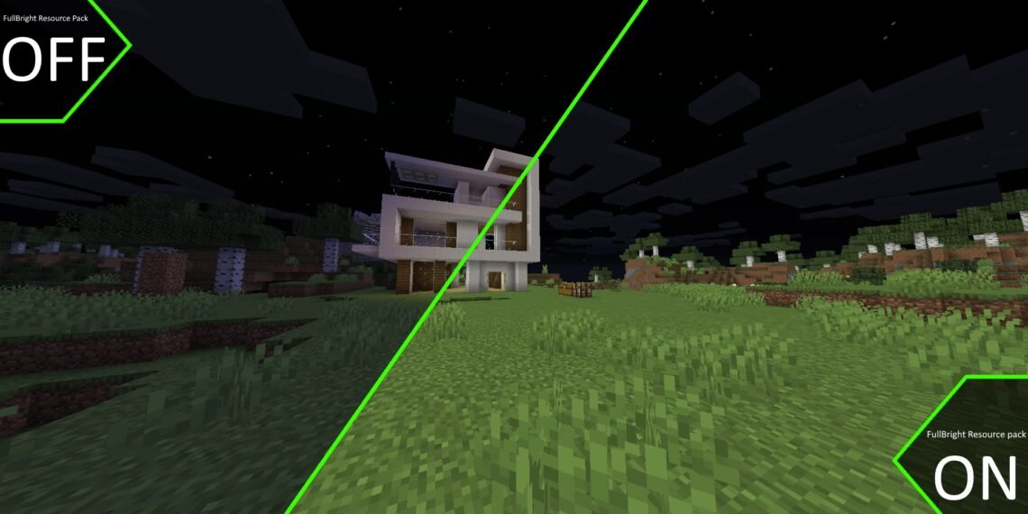 FullBright Texture Pack for Minecraft Java Edition Minecraft Resources